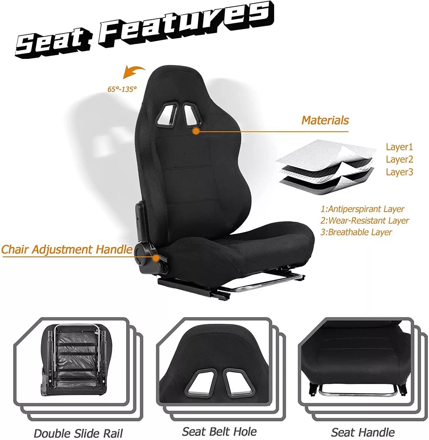Hottoby Flight Simulator Cockpit with Seat fit for Logitech G29 X56 Thrustmaster