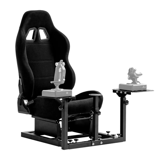 Hottoby Flight Game Sim Cockpit & Seat Fit Logitech Thrustmaster Hotas Warthog