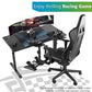 Hottoby Flight Racing Simulator Cockpit with Seat Adjustable&Shifter Platform Upgrade Fit for Logitech/Thrustmaster/Hotas Warthog G29,G920,Multi-Function&Office Use,No Throttle,Joystick,Pedal