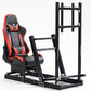 Hottoby F1 Racing Simulaor Cockpit Aluminum Profile Truck Simulator with Red Seat&Monitor Frame Fit for Logitech/Thrustmaster/Fanatec G920,G923&T80 Professional,No Handbrake,Pedals,Steering Wheel
