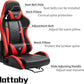 Hottoby Ergonomic Racing Seat with Adjustable Double Slides Fit Racing Simulator Cockpit Wheel Stand Gaming Chair Video Game Chairs PVC 180 Degree Fully Reclining Seat-Red